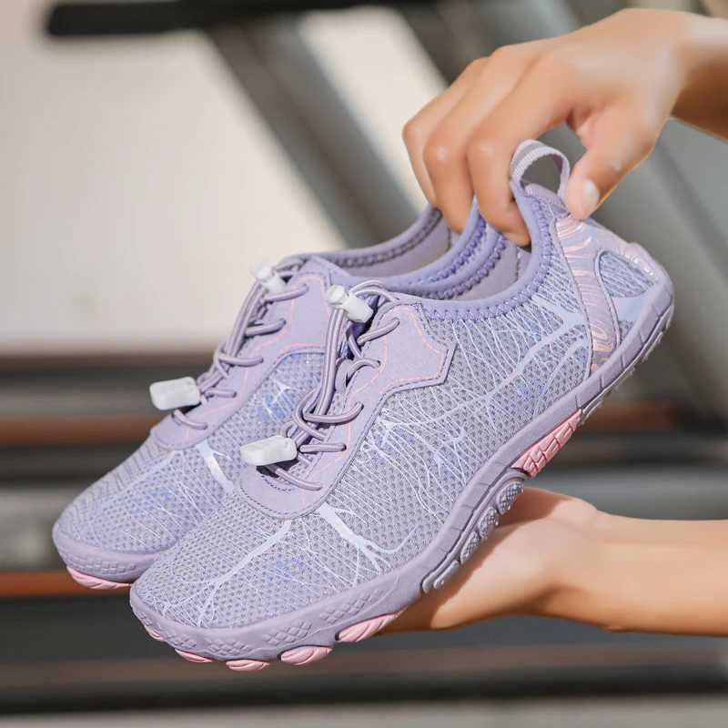 Summer Beach Swimming Shoes Mens Barefoot Upstream Wading Shoes Water Sports Shoes Beach Sandals Womens Yoga Fitness Shoes J251007