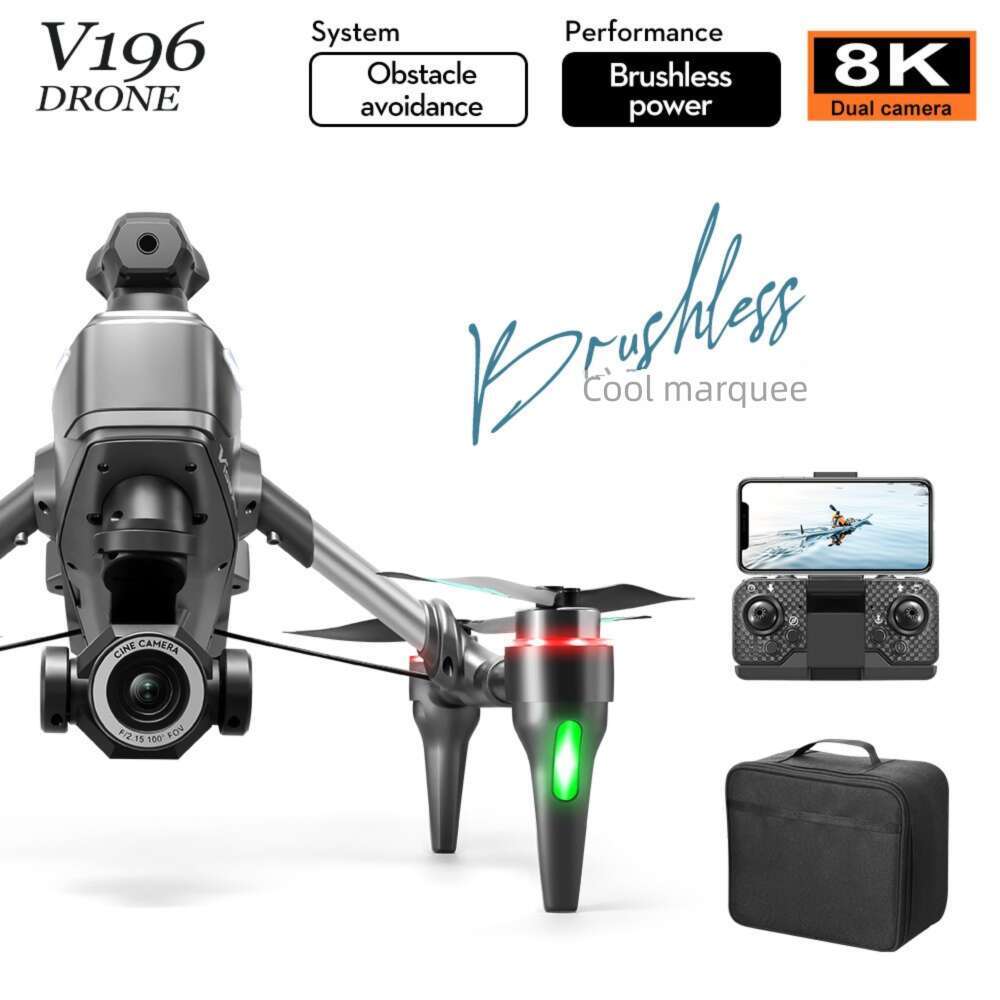 New V Drone Aerial Photography Quadcopter Remote Control Toy Aircraft Brushless Alloy DRONE