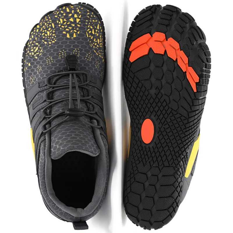 Mens and Womens Mountaineering Hiking Shoes Mens wide shoes Breathable Mesh Barefoot Wide Toe Shoes Mens Womens Sneakers J251007