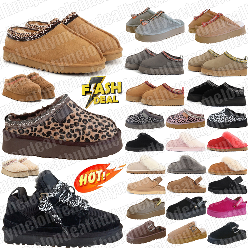 designer women slippers platform sandals tasman tazz stylish slipper australia winter fur slides men womens comfortable snow shoes