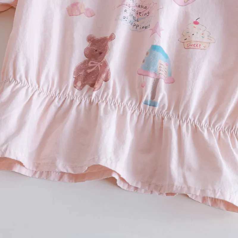 Girls Blouse Spring Autumn Shirts for Kids Long Sleeve Children Tshirts Cotton Cartoon Toddler Outfits Baby Outerwear Clothing C251007