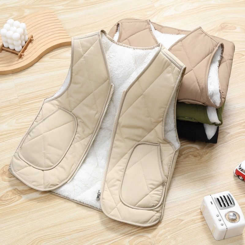 Luxury Kids Vest 2025 Toddler Kids Vest, Boys Girls Fleece Lined Thickened Winter Vest, Sleeveless Jacket for Big Kids Free Shipping