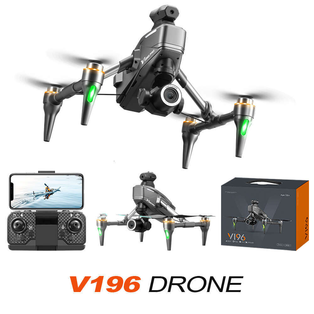 New V Drone Aerial Photography Quadcopter Remote Control Toy Aircraft Brushless Alloy DRONE