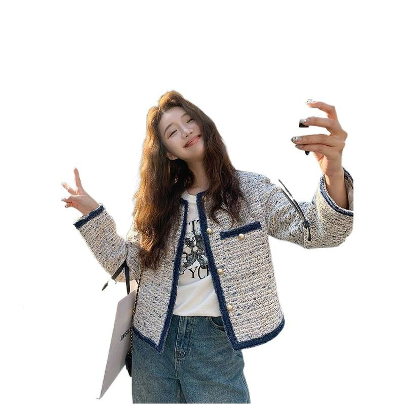 2025 French collage denim designer jacket, coarse wool short women's new fashion elegant slim fit, diagonal autumn and winter luxury jacket