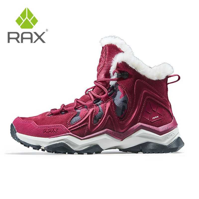 RAX Men Hiking Shoes winter Waterproof Outdoor Sneaker Men Leather Trekking Boots Trail Camping Climbing snow Sneakers Women J251007