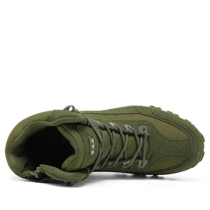Winter Boots Mens B21 Green Outdoor High top Offroad Warm Waterproof Nonslip Hiking Hunting Trekking Camping Boots Work Shoes J251007