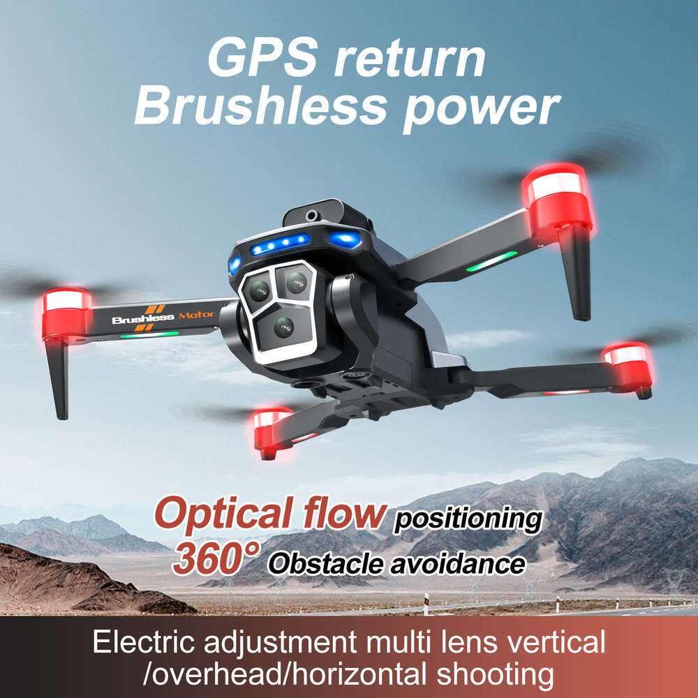 S GPS Screen HD Drone Brushless Auto Return Quadcopter Obstacle Avoidance ESC Remote Control Aircraft