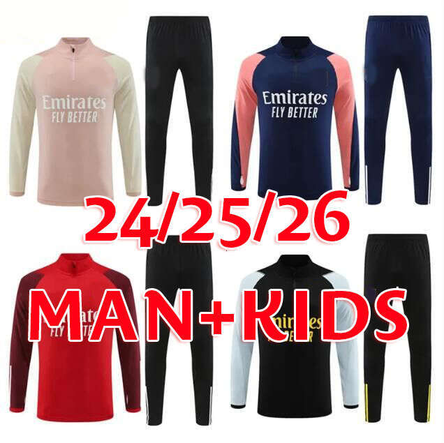 25 26 Lyons Half pull soccer tracksuit 23 24 Lyonnais L.PAQUETA OL AOUAR Football training suit Jogging Sweatshirt sets kids 10/18 adult S-XXL