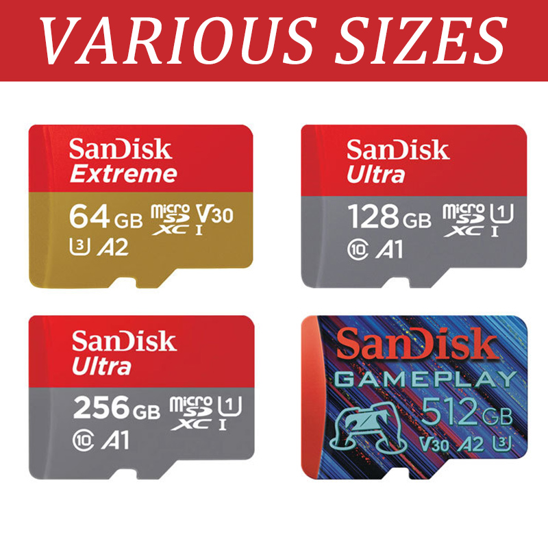 TF card 32G, high-speed 64G mobile phone SD card 128G, vehicle recorder memory card 256G, storage card 512G for laptops/smartphones/MP4/cameras R241212