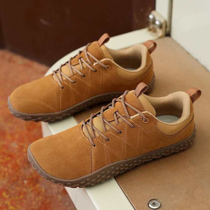 Couple Wide Toe Barefoot Shoes Antislip Men Women Outdoor Hiking Sneakers Casual Men Work Shoes Mens Minimalist Sneakers J251007