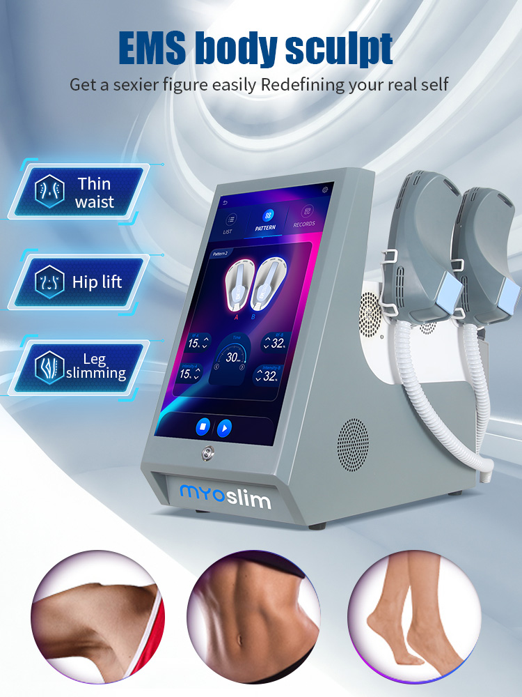 New EMS Equipment RF HI-EMT 6500W Sculpt 5 Handle Pelvic Girdle EMS Professional Electromagnetic Stimulation Slimming