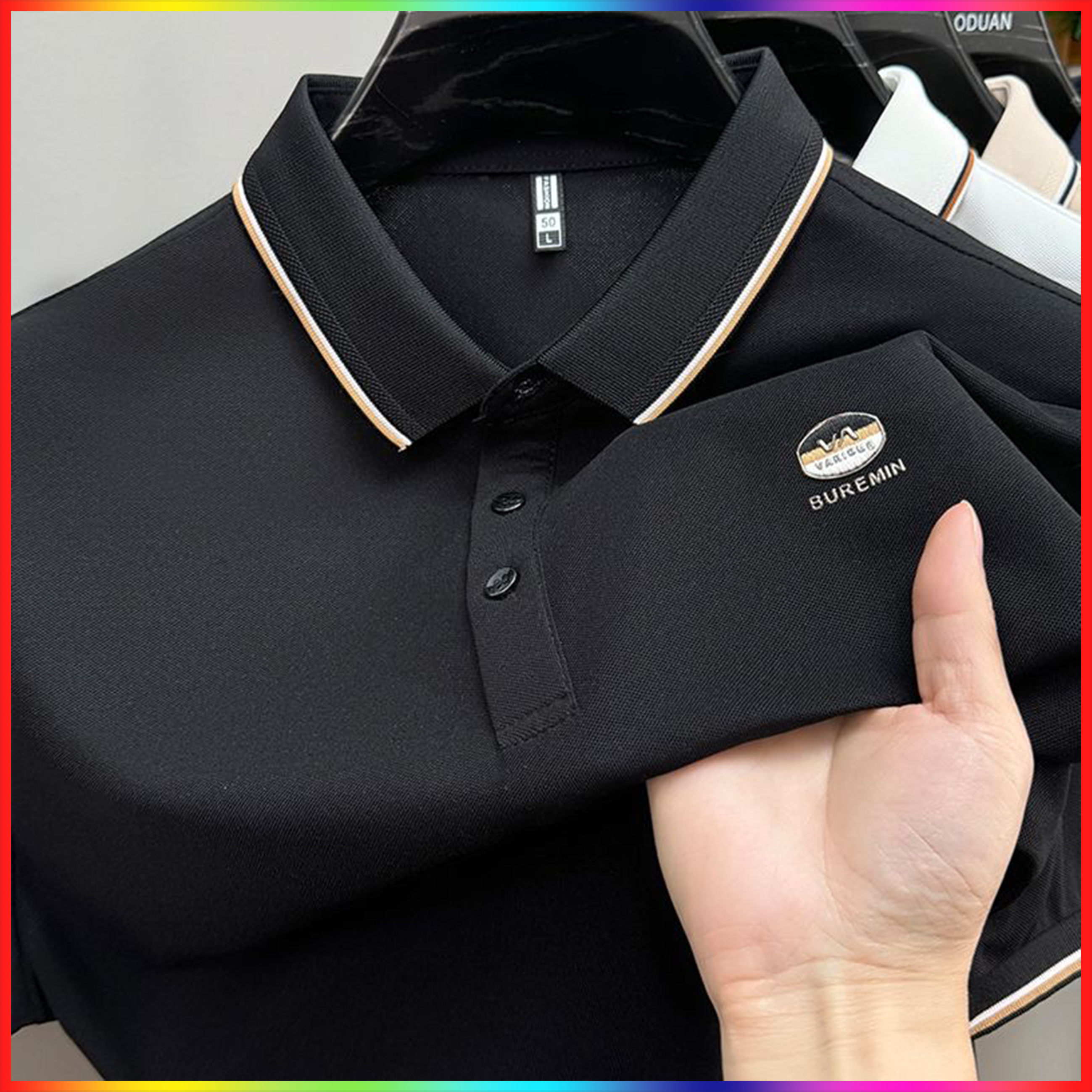 OLOEY Summer Mens Polos Tshirts Designers T Shirts High Street Embroidery Short Sleeves Luxurys Casual Man essential Polo Shirt Tops Tees Asian Size M