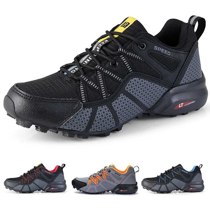 Mens Hiking Sports Shoes Outdoor Waterproof Hiking Training Boots Mens Comfortable WearResistant Hunting Tactical Shoes J251007