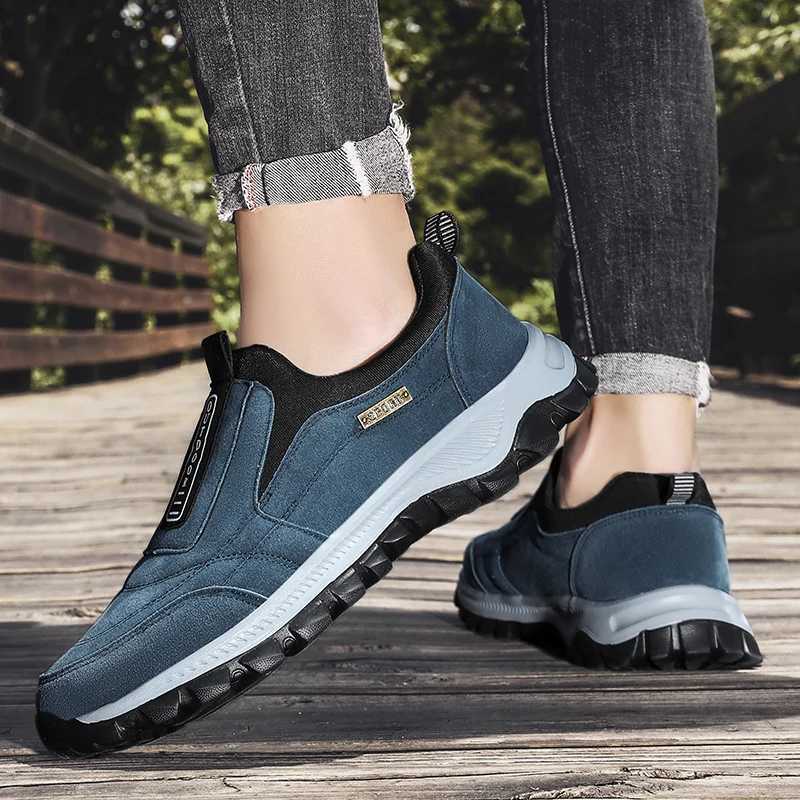 Outdoor Comprehensive Training Shoes Casual Mens Shoes Breathable Suede Leather Shoes Nonslip Walking Shoes Sports Shoes J251007
