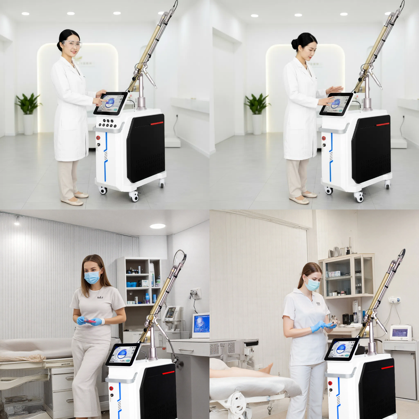 ND YAG Picosecond laser Machine 532/755/1064/Double Pulse Tattoo Removal Machine 600MJ/950MJ Skin Whitening Pigment Treatment Skin Rejuvenation Machin
