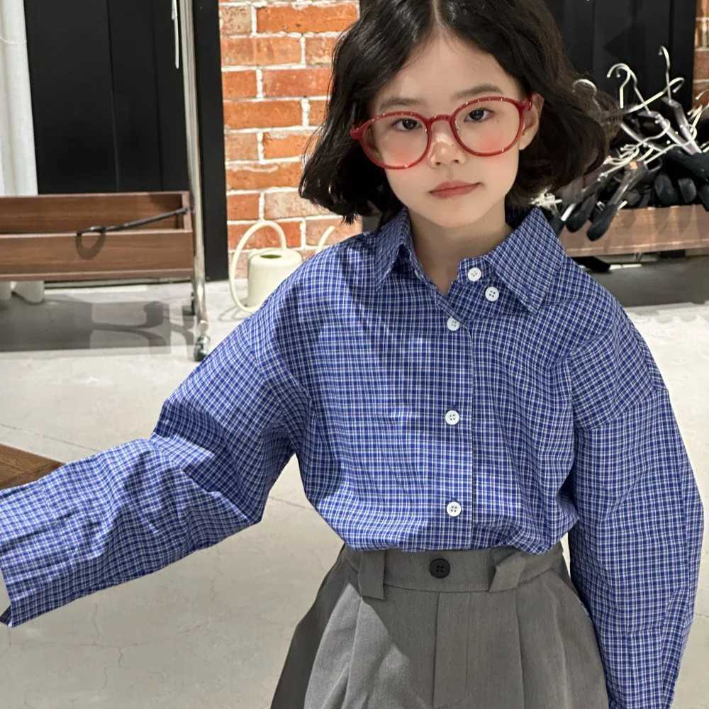 Girls Coat 2025 Autumn and Winter New Childrens Clothing Korean Style Girl Baby Loose Longsleeved Shirt Coat Casual Simple C251007
