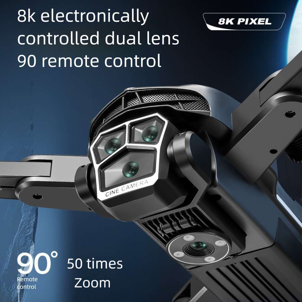 New Product V Drone Brushless Aerial Photography Quadcopter Long Endurance K Obstacle Avoidance Remote Control Aircraft Toy