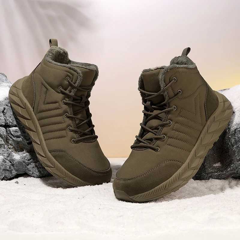 Winter Keep Warm Snow Boots Men Women Waterproof Hiking Shoes Outodor Cottonpadded Shoes Light Comfy Trekking Shoes Size 3647 J251007