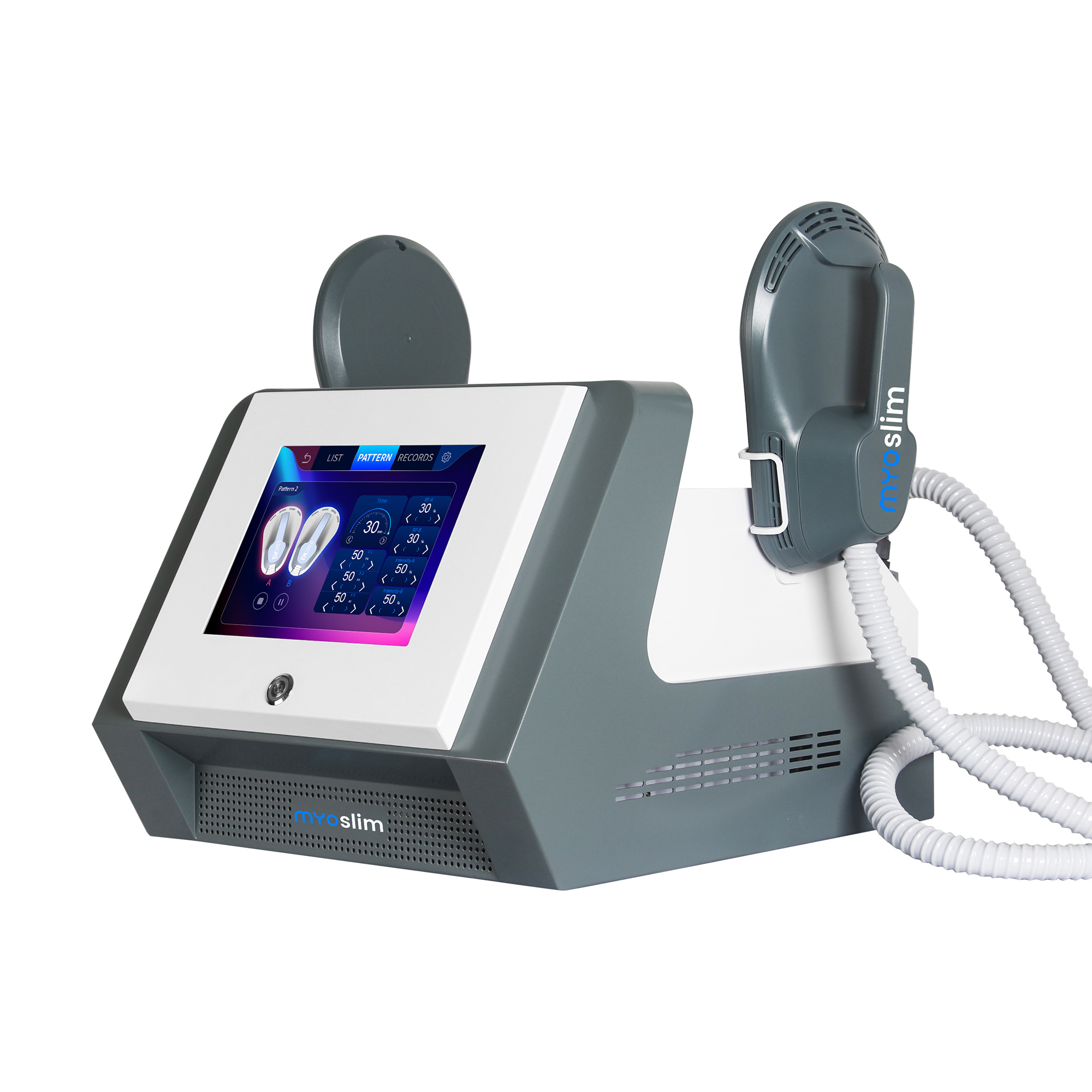 EMS Body Sculpt Machine RF Sculpting Weight Loss Burning Fat Slimming Muscle Stimulation Equipment 6500W HI-EMT MYOslim