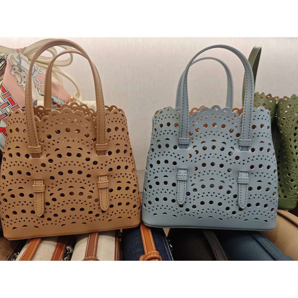 Bag Designer Shoulder Women's Handbag Hollow Bag For Spring Festival New Fashion Leather Carved Tote Bags