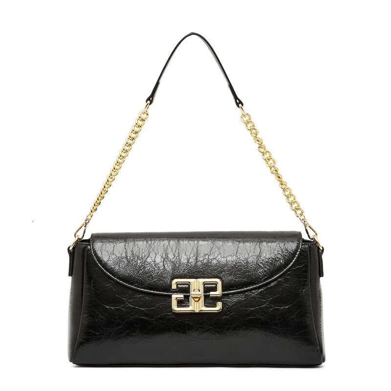 Luxury bag Spring Summer New Top Layer Oil Wax Cowhide Fashion Light Classic Mom Single Shoulder Crossbody Genuine Leather Women s Bag