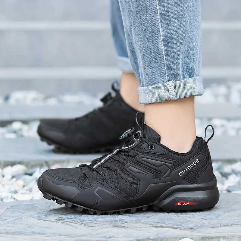 Hiking Shoes NonSlip Outdoor CrossCountry Travel Shoes Tactical Training Shoes Breathable Casual Lockless Bicycle Shoes Men J251007