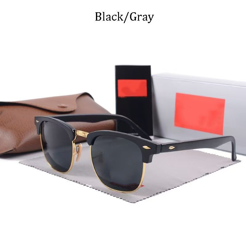 Fashion Classic Brand women Sunglasses Luxury Designer Eye wear PC Metal Frame Bans Designers Sun Glasses Woman Polarizing driving beach shades lens Sunglasses