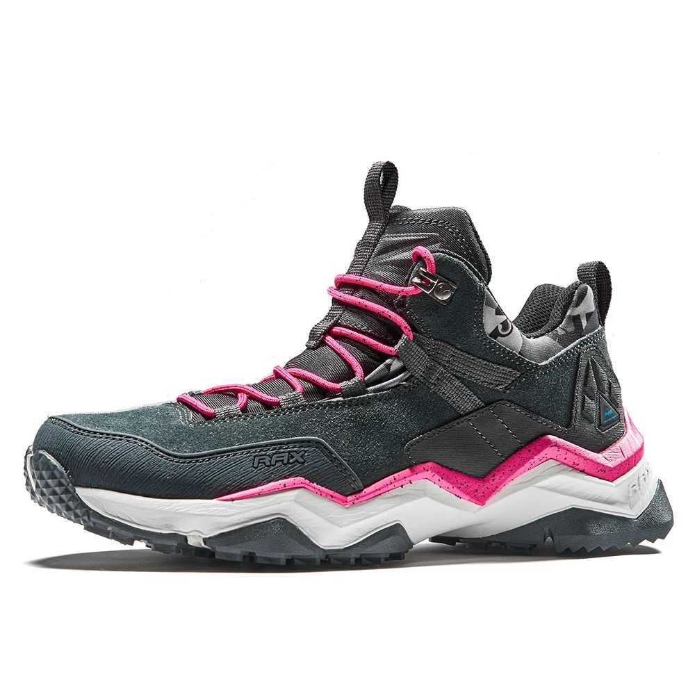RAX Womens Waterproof Hiking Shoes for Winter Breathable and Antislip Mountaining Trekking OutdoorShoes for Professional Women J251007