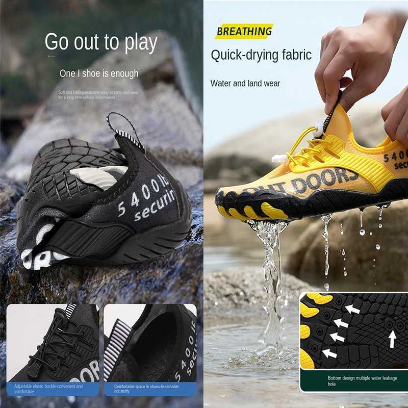 Wading Shoes Mens Womens Quick Dry Outdoor Beach Barefoot Aqua shoes Walking Shoes Boating Surfing Fishing Shoes Yoga Shoes J251007