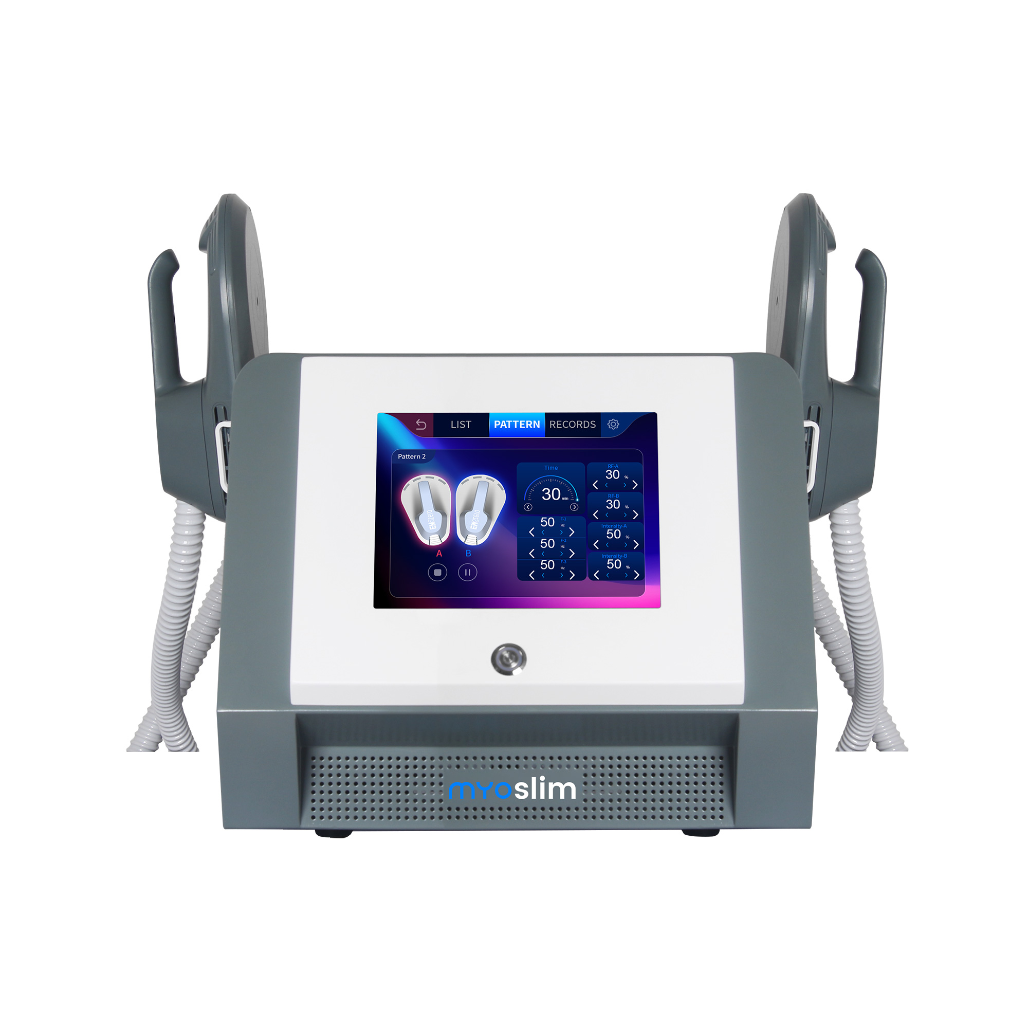 EMS Body Sculpt Machine RF Sculpting Weight Loss Burning Fat Slimming Muscle Stimulation Equipment 6500W HI-EMT MYOslim