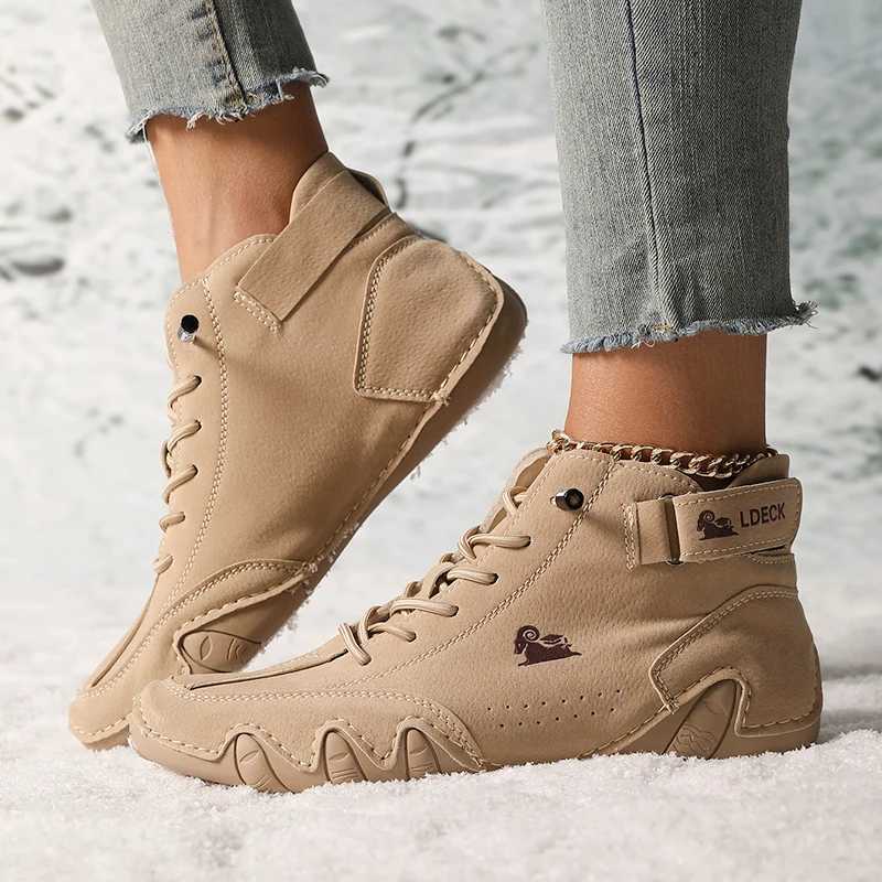 Womens High Top Sneakers Outdoor Casual Walking Boots for Autumn Free Shipping Ankle Boots Fashion Anti Slip Hiking Shoes Woman J251007