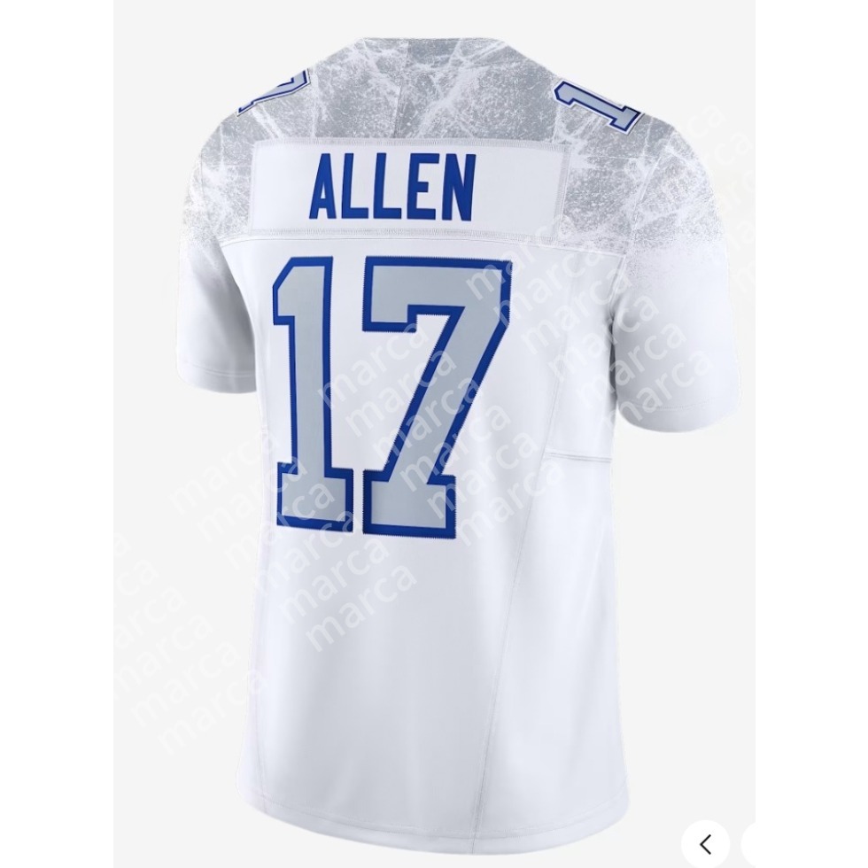 Personalized Custom 2025 Rivalries Football Jersey Josh Allen Keon Coleman Joey Bosa Gabriel Davis Von Miller Dawson Knox Jim Kelly Embroidered