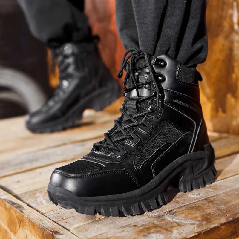 New Mens Boots Tactical Shoes Outdoor Sneakers Hiking Shoes Mountaineering Walking Jogging Ankle Boots Botas Cuturno Masculinas J251007