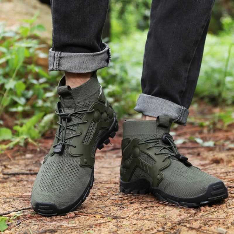 Outdoor Breathable Mountain Hiking Man Casual Sneaker Gym Wide Trend 2025 Walking Cheap Liquidation Jump Sports Shoes for Men J251007