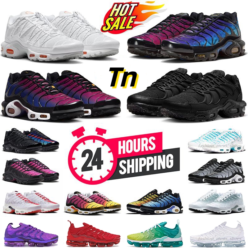 Tn Plus tns tnss Running Shoes 25th Anniversary FC Toggle Utility Men Women Triple Black White Metallic Silver Grey Reflective Sneakers men shoes trainers 36-46