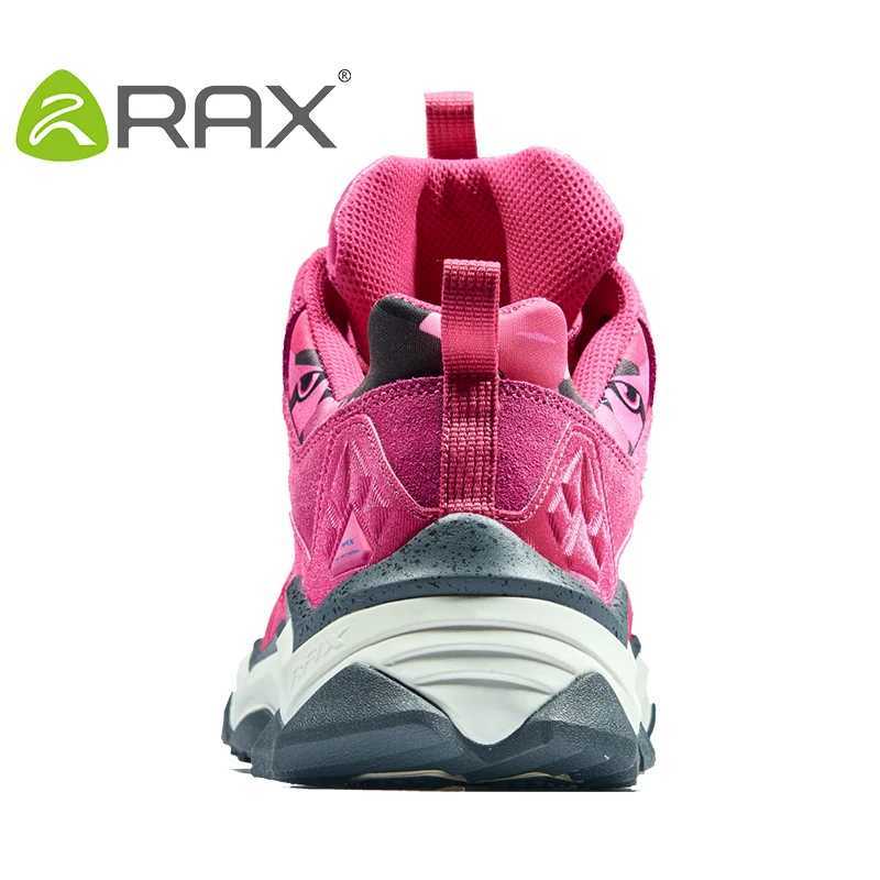 RAX Womens Waterproof Hiking Shoes for Winter Breathable and Antislip Mountaining Trekking OutdoorShoes for Professional Women J251007