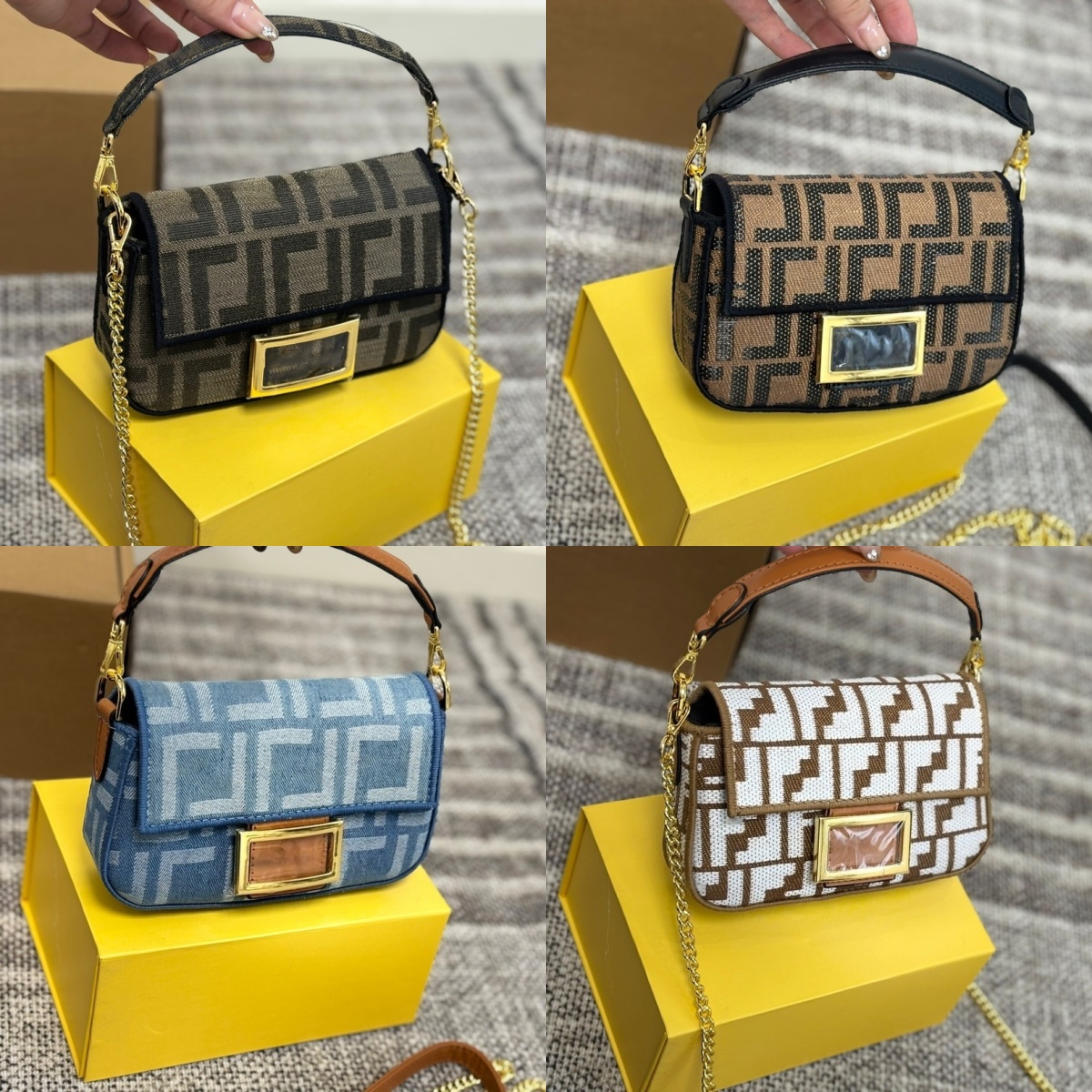 Unisex Denim Shoulder Bag - Versatile Crossbody Handbag with Pillow Feature