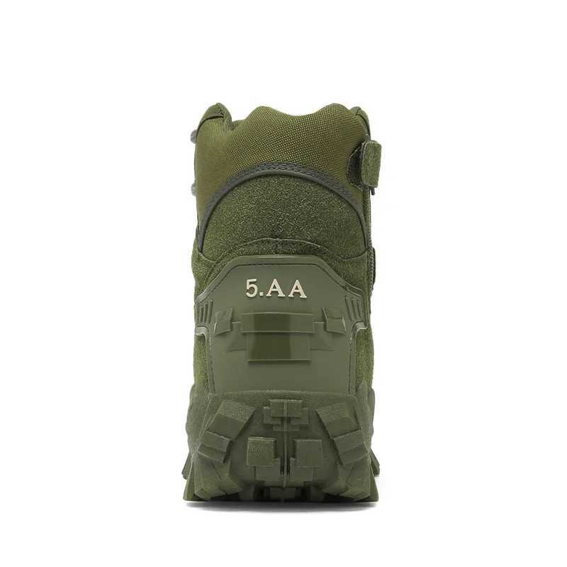 Winter Boots Mens B21 Green Outdoor High top Offroad Warm Waterproof Nonslip Hiking Hunting Trekking Camping Boots Work Shoes J251007