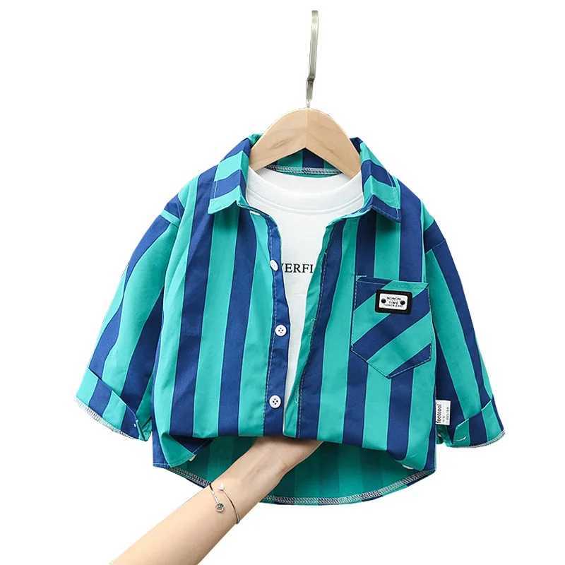 Boy Shirt Clothes Spring Thin Blouses Kids Clothing Toddler Casual Cotton Tops 1 2 3 4 Years Children Long Sleeves Shirt C251007