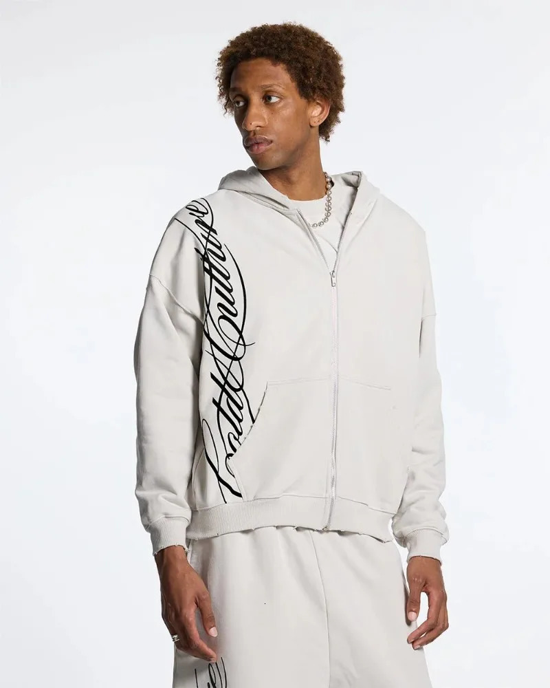 Y2K clothes 2 Piece Set Sweatshirt Cotton washed retro style Hoodie suit streetwear Hip Hop Letter Print Fashion 2 Piece Set 250922