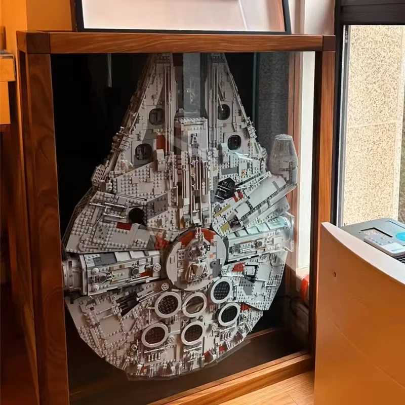7541Pcs Millennium Falcon UCS Giant Ship Decoration Birthday Gift Brick Children Educational Toy Z251007