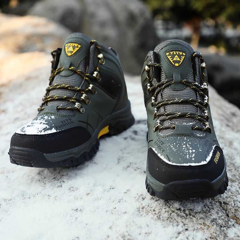 Winter Hiking Shoes Men Outdoor Snow Boots Anticollision Sneakers Waterproof Keep Warm Mens Casual Boot J251007