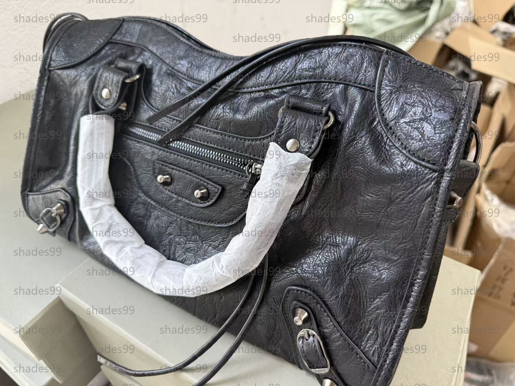 City Bag Balnciaga Evening High Quality Leather Women Crossbody Shoulder Bags Solid Color Handbag Baleniagaes Female Messenger Tote Motorcycle Handbags 6E8