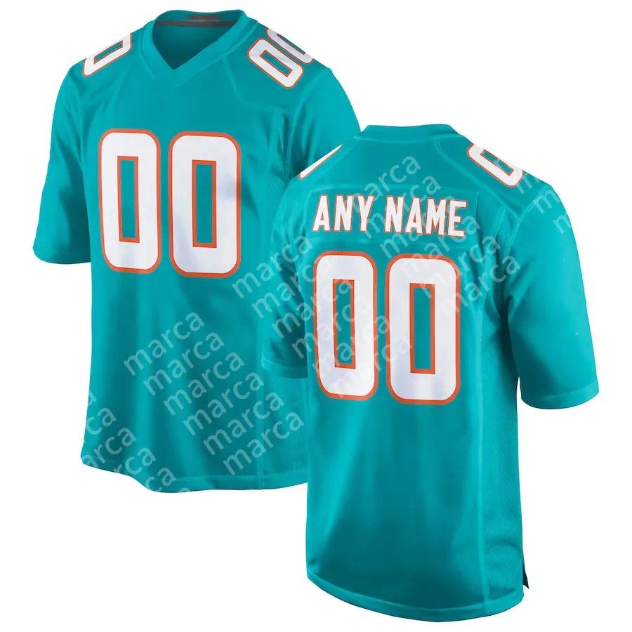 Jaylen Waddle Custom Football 2025 Rivalries Jerseys Tua Tagovailoa De'Von Achane Tyreek Hill Jordyn Brooks Dodson Jaelan 10