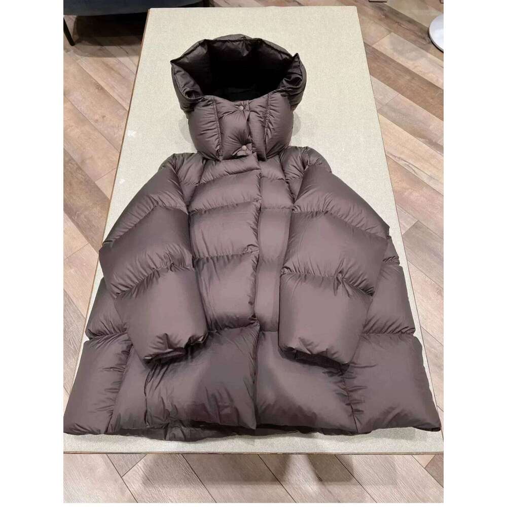 Winter New Women's Loose Commuting Casual Hooded White Goose Down Jacket
