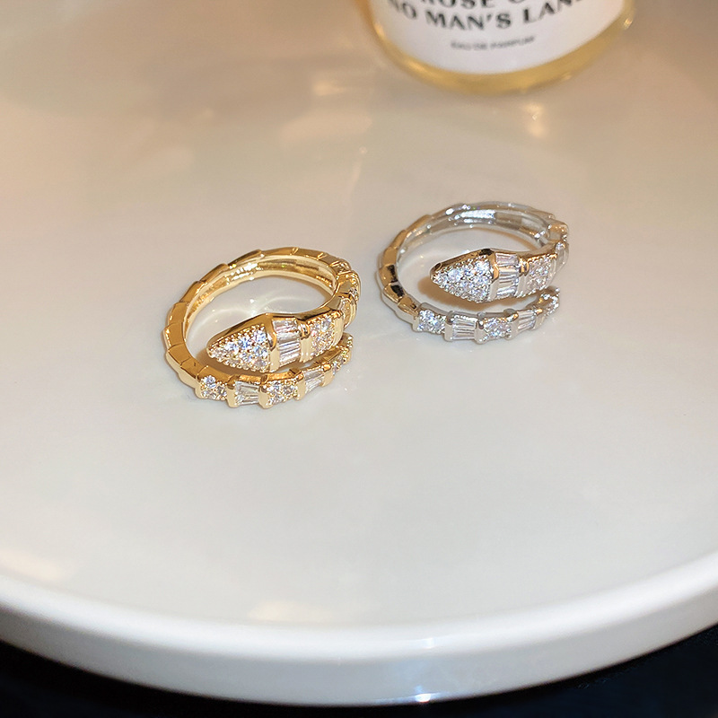 Minimalist Style Zircon Niche High-end Design Index Finger Ring New Versatile Jewelry Wholesale for Women - view 6
