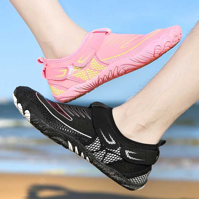 Swimming Shoes Men Beach Aqua Shoes Women Quick Dry Barefoot Upstream Surfing Slippers Hiking Water Shoes Wading Unisex Sneakers J251007