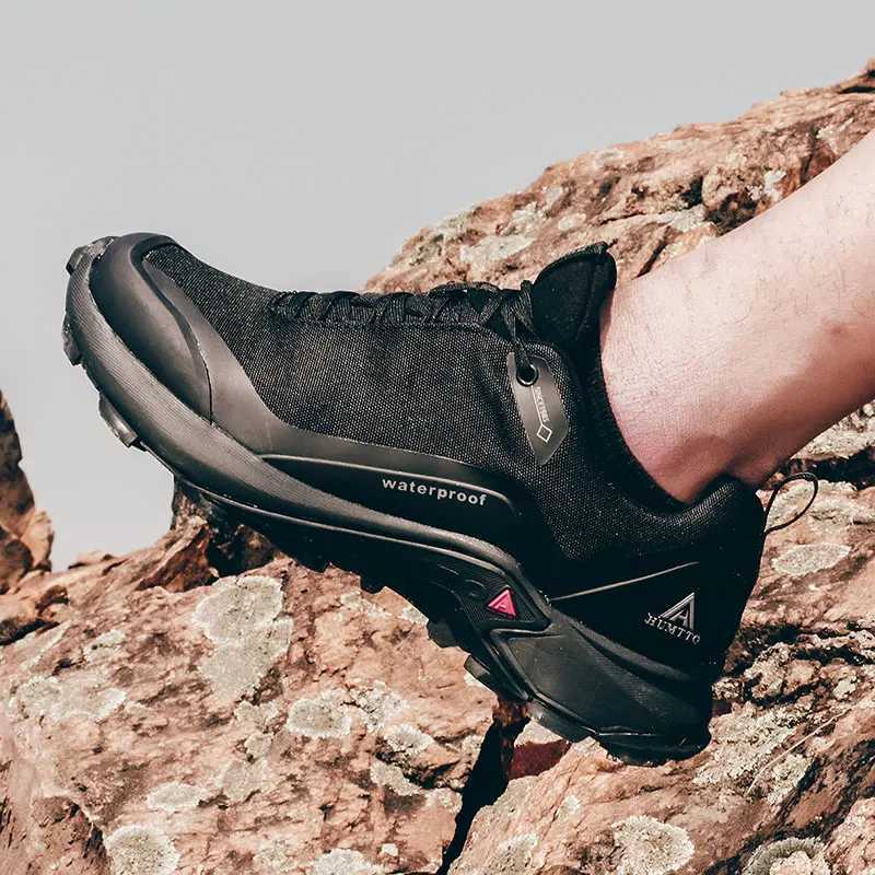 HUMTTO Hiking Shoes Men Outdoor Climbing Camping Trekking Sneakers Womens Tactical Hunting Boots Mountain Wakling Snow Shoes J251007