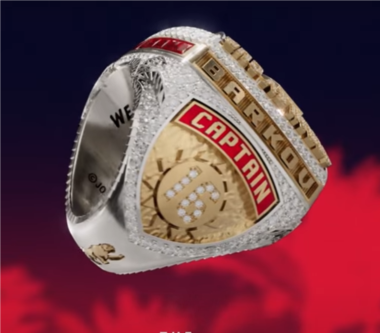 Commemorative Championship 2024 2025 Stanley Cup PANTHERS Barkou Team Champions Ring to Back Captain Box Souvenir Men Gift