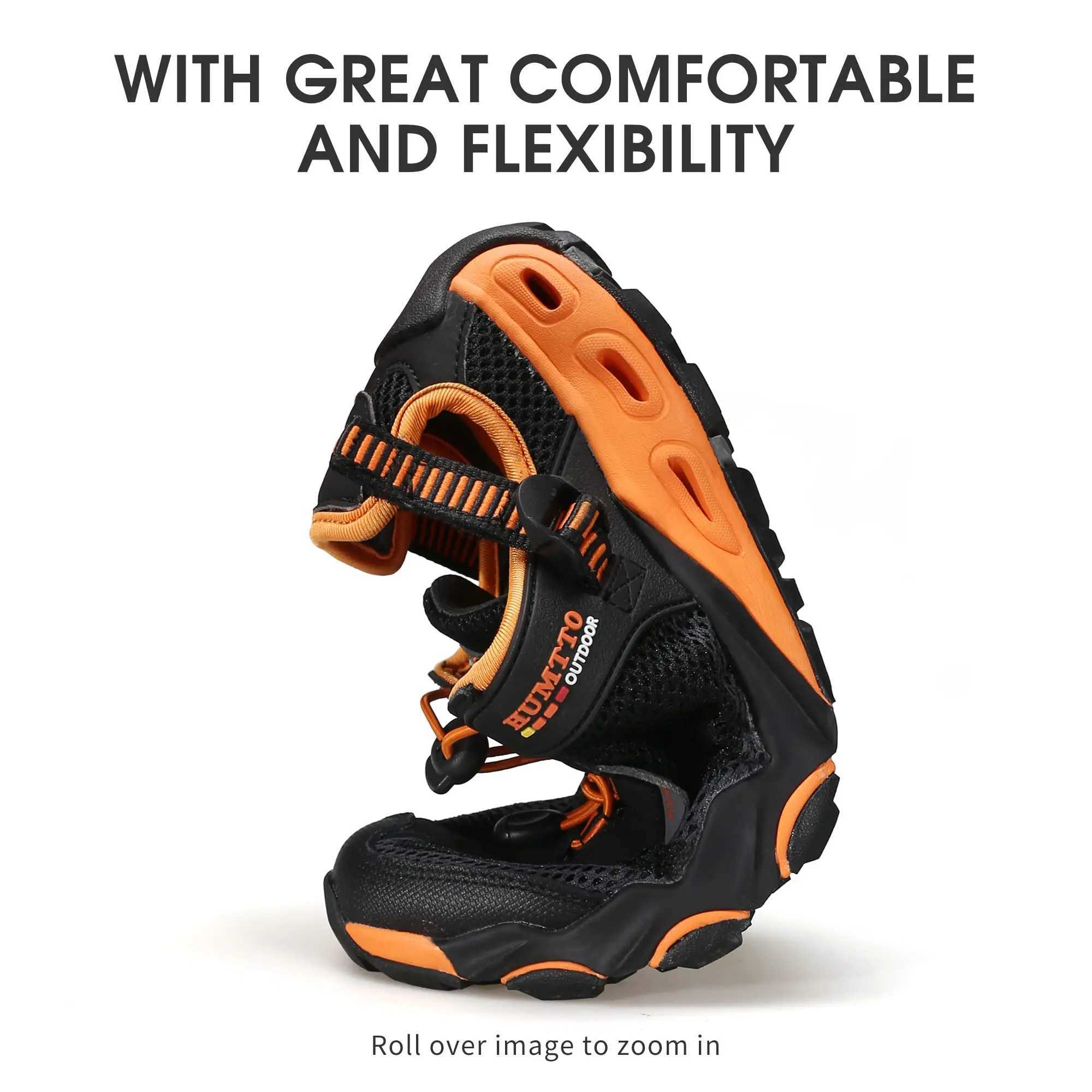HUMTTO Summer Wading Hiking Shoes for Men Outdoor Man Sneakers Breathable Quick Drying Sports Trekking Beach Barefoot Mens Shoes J251007